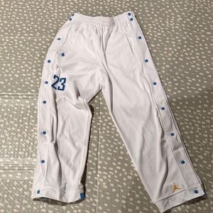 Jordan White and Blue Sweatpants